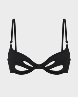 Czarny top od bikini Abi - Image #0
