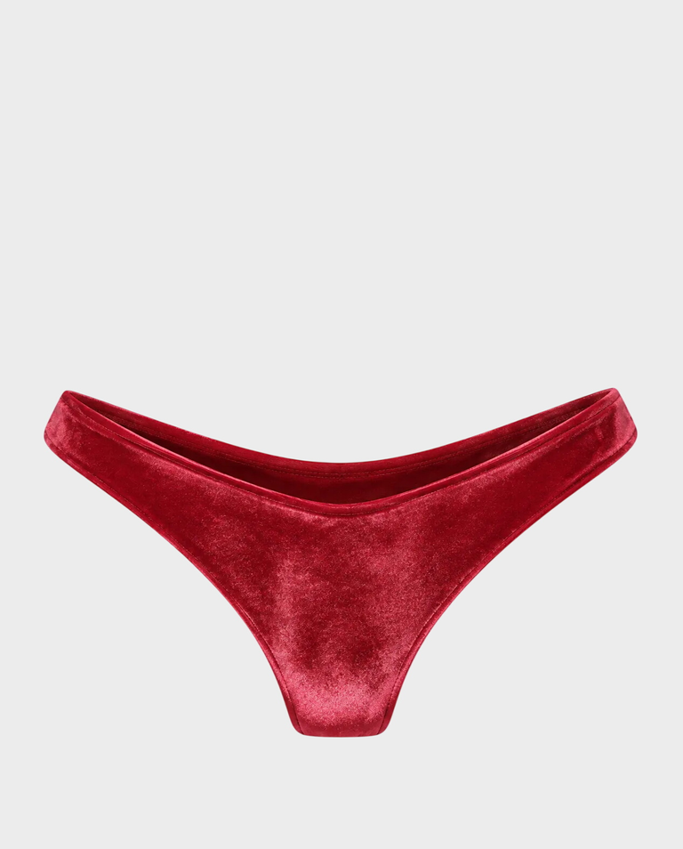 Dół od bikini Brazilian Velvet Cherry