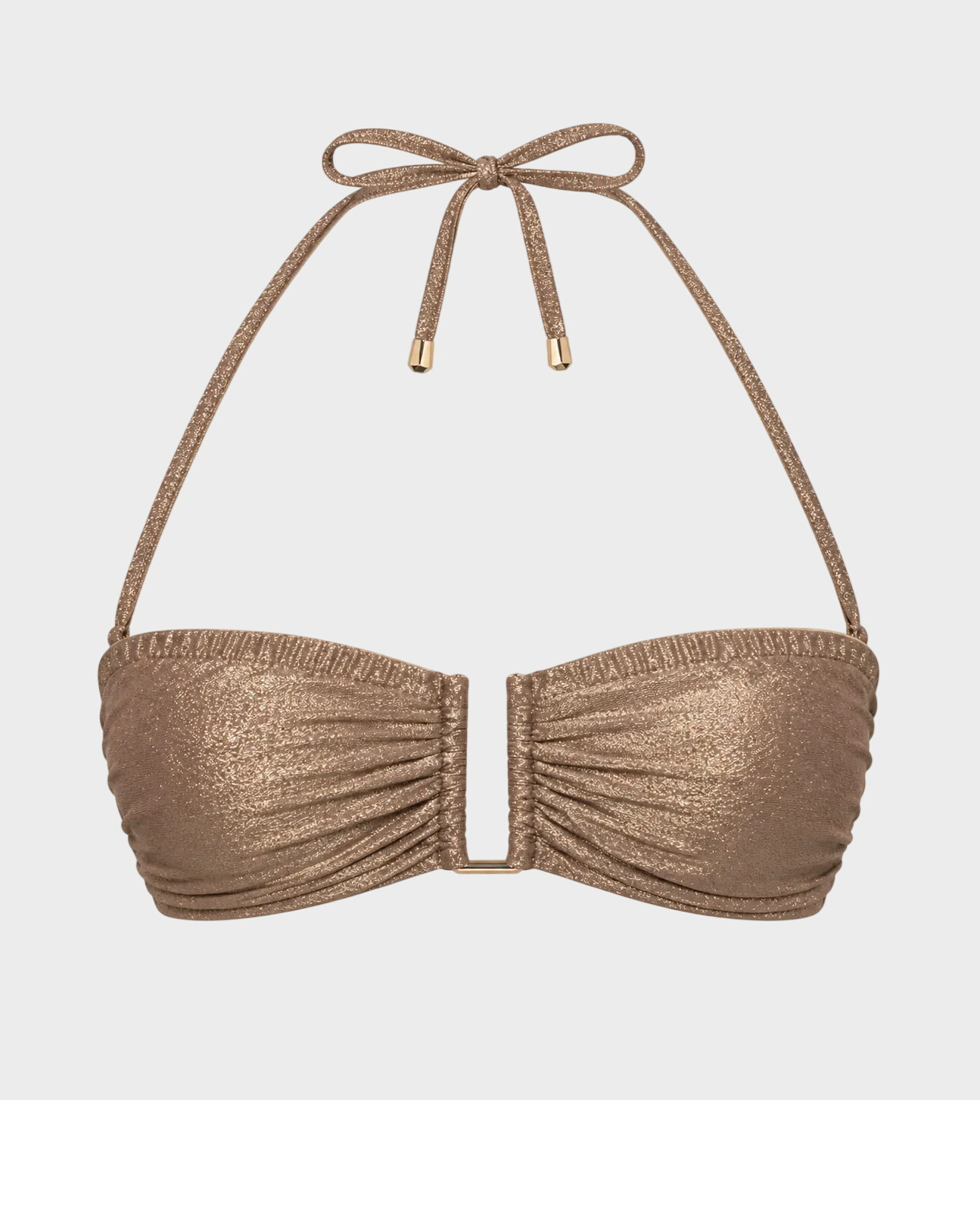 Złoty top od bikini Nina - Image #0