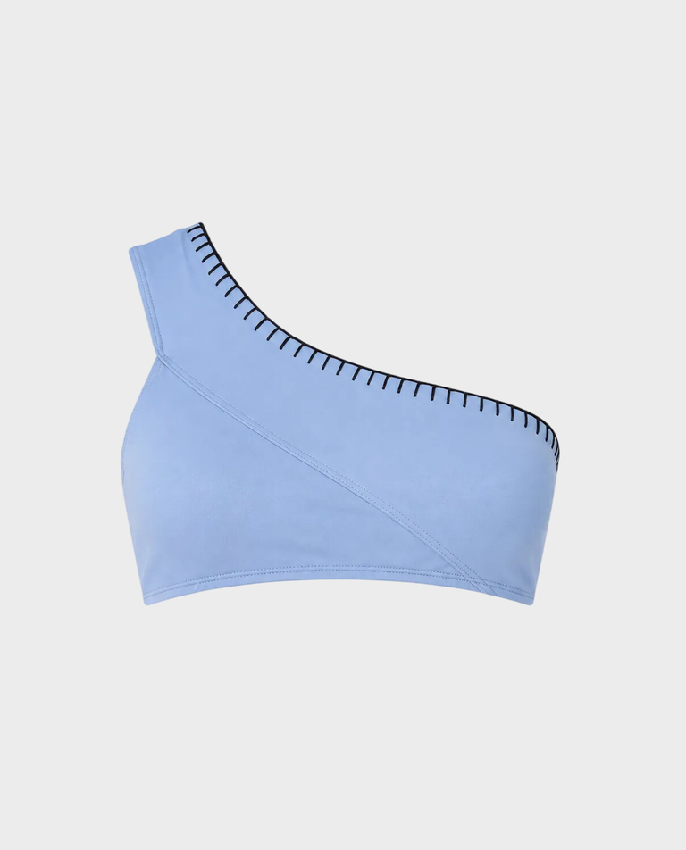 Błękitny top od bikini Kea