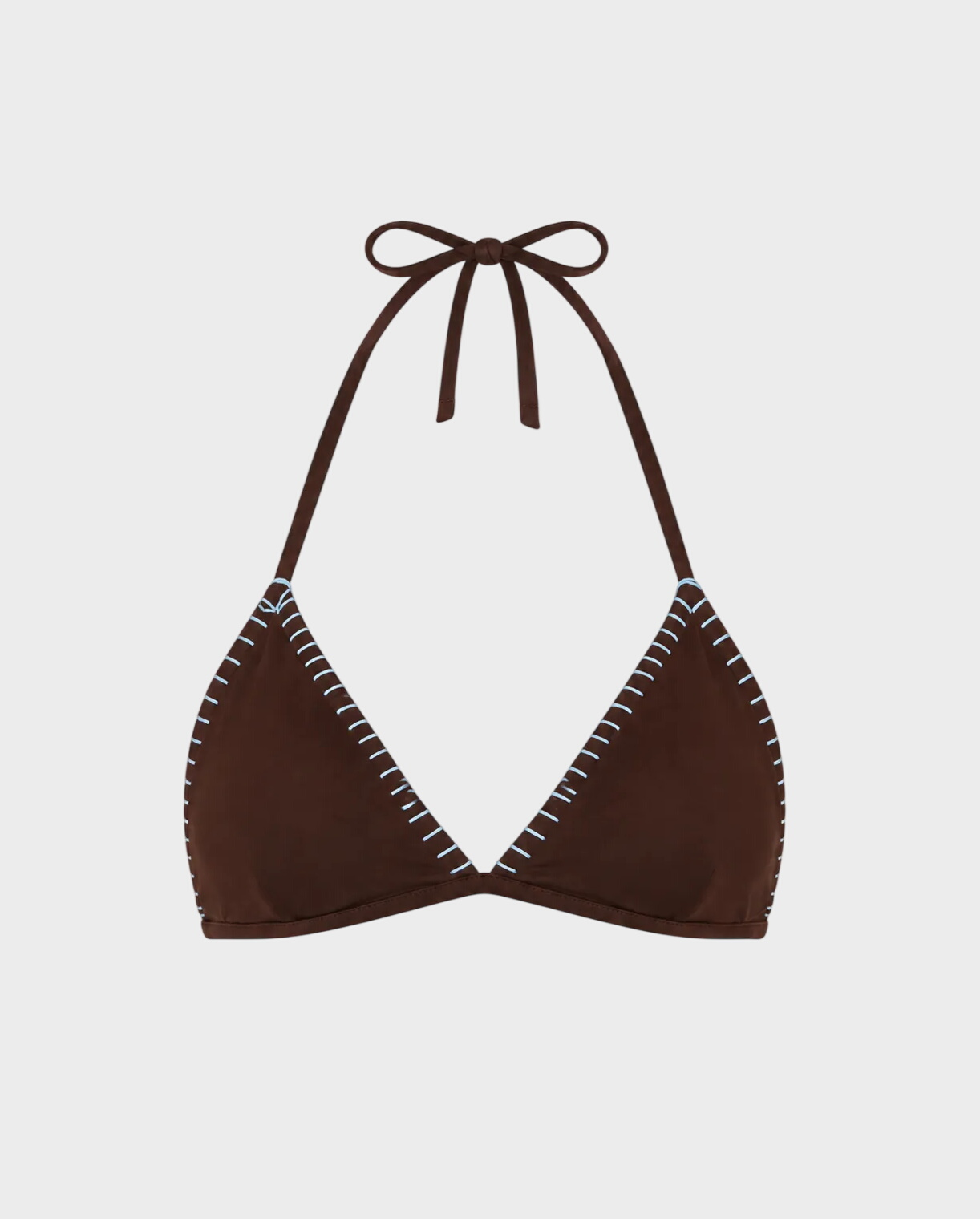 Brązowy top od bikini Ocean - Image #0