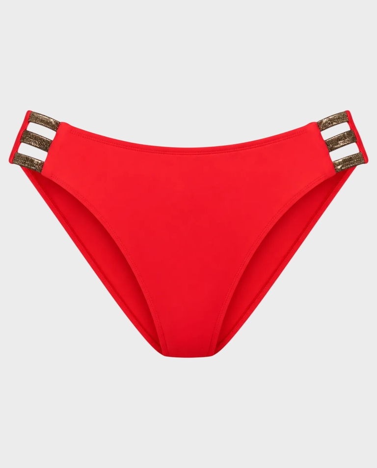 Dół od bikini ze złotymi paskami Jane