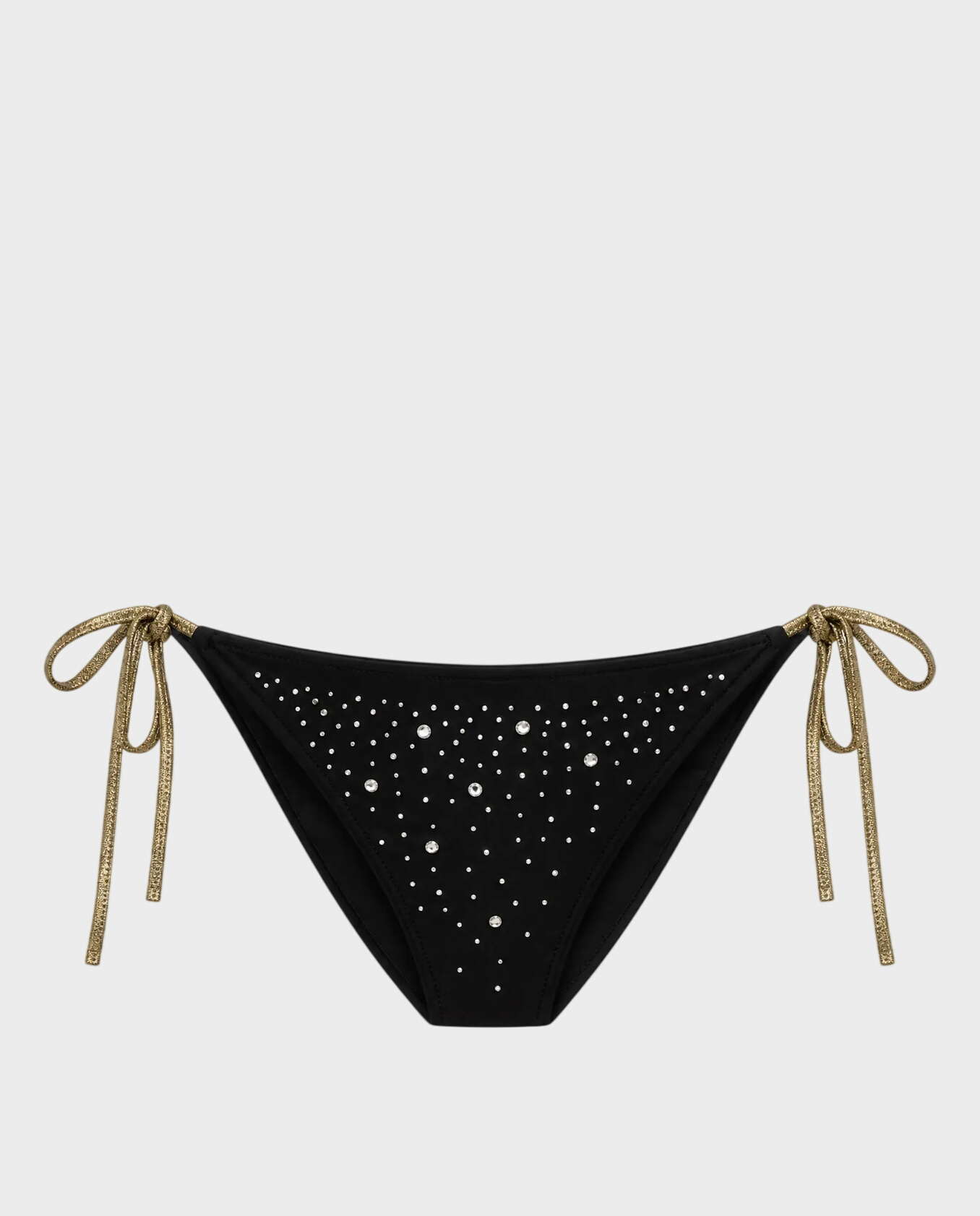 Czarny dół od bikini z kryształkami Kimi - Image #0