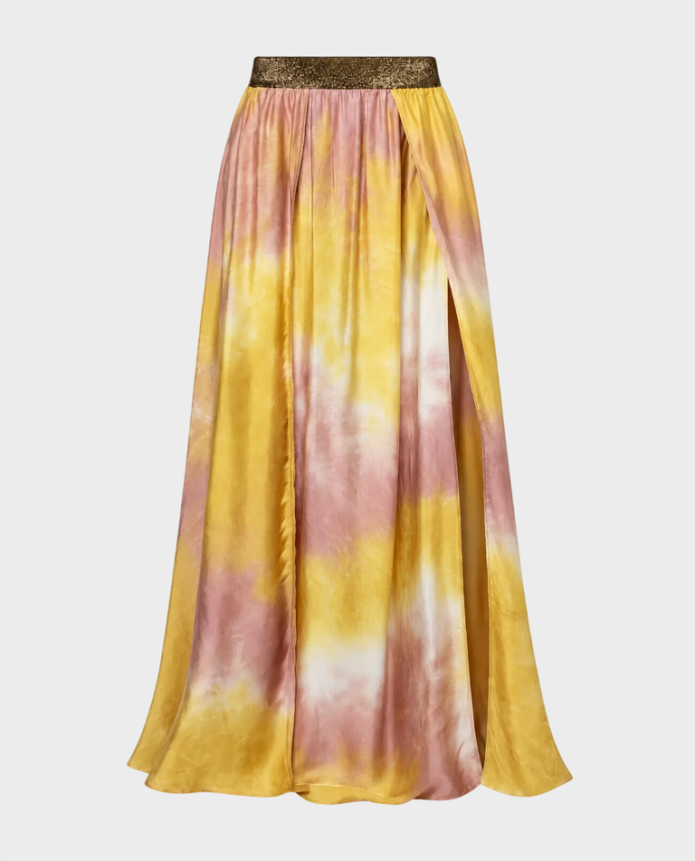 Maxi spódnica z printem Tosca
