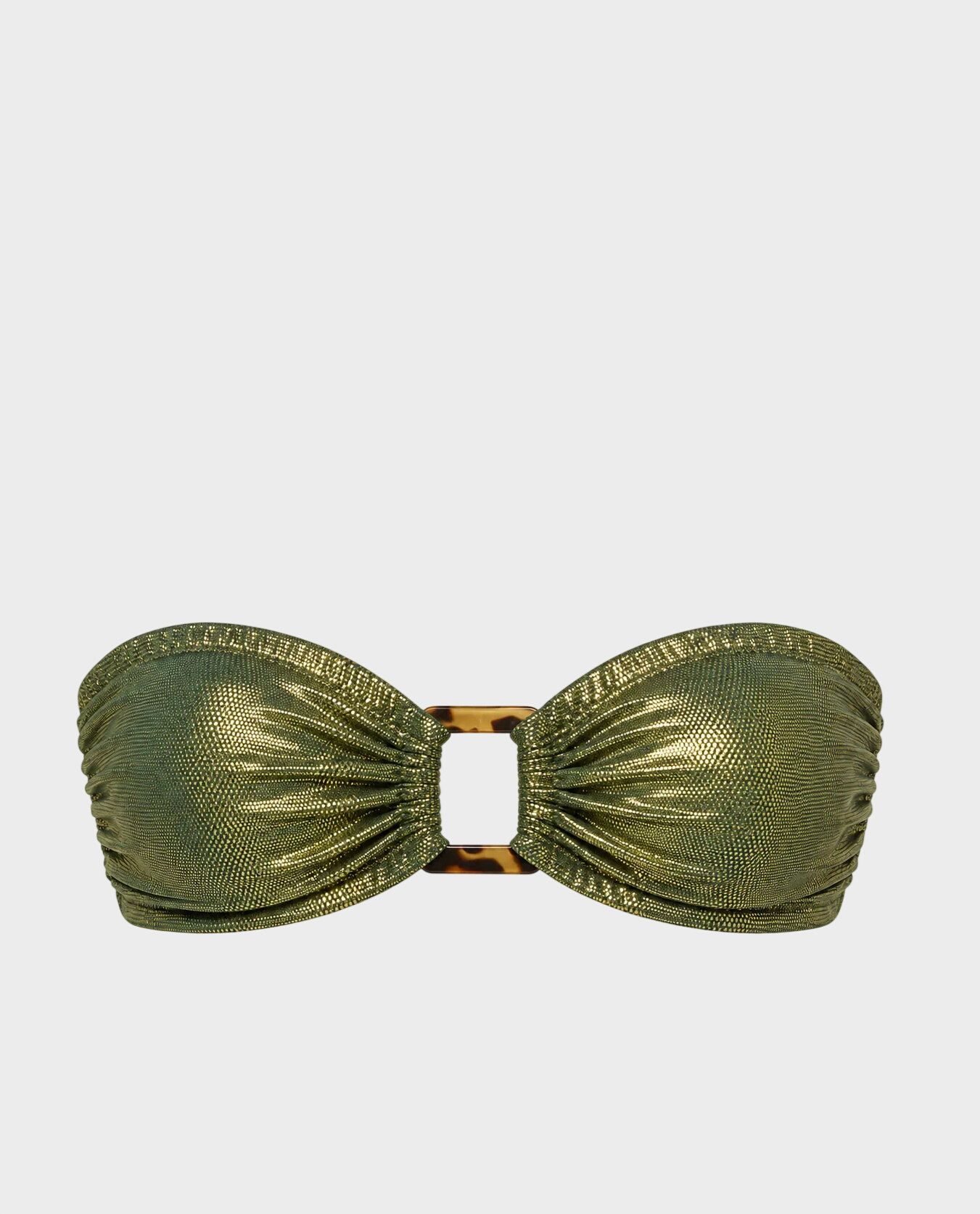 Błyszczący top od bikini Flavie - Image #0