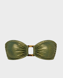 Błyszczący top od bikini Flavie - Image #0