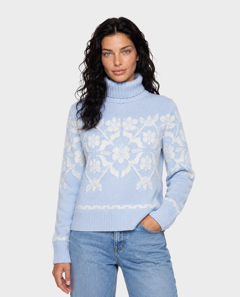 Błękitny sweter Zoe
