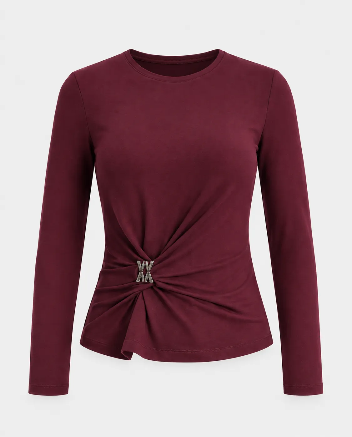 Wiśniowy longsleeve Lune - Image #0