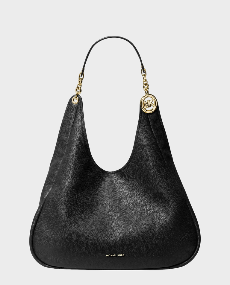 Czarna skórzana torebka shopper Ellie
