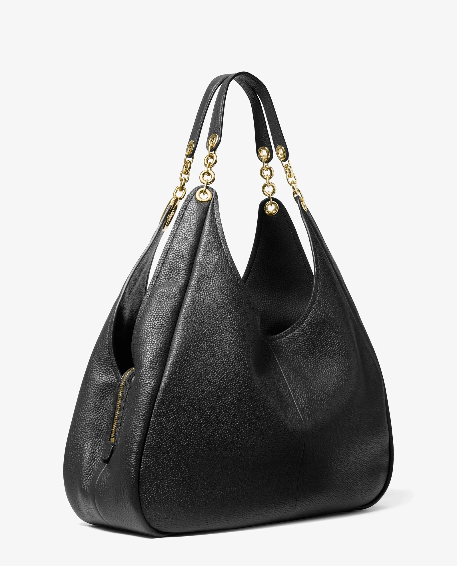 Czarna skórzana torebka shopper Ellie - Image #3