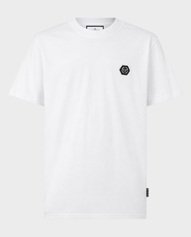 Biały t-shirt z logo
