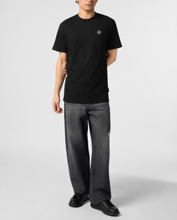Czarny t-shirt z logo - Image #2