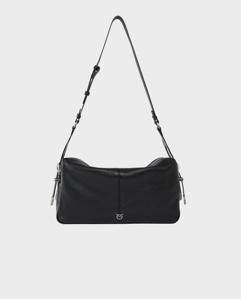 Czarna torebka Classic Vitello New Biker Pinko