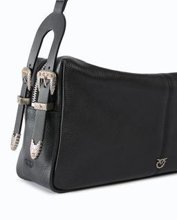 Czarna torebka Classic Vitello New Biker Pinko - Image #2