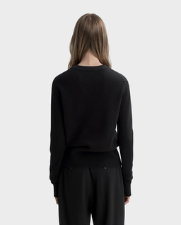 Czarny kaszmirowy sweter - Image #3