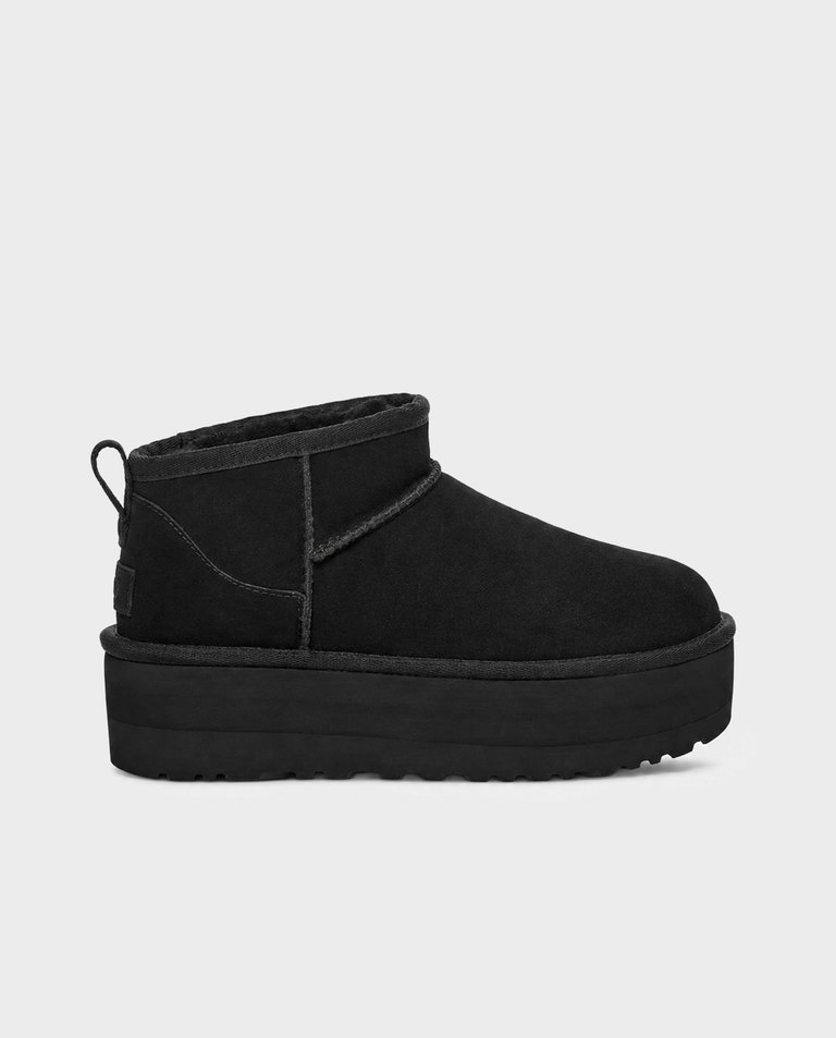 Czarne śniegowce Classic Ultra Mini Platform