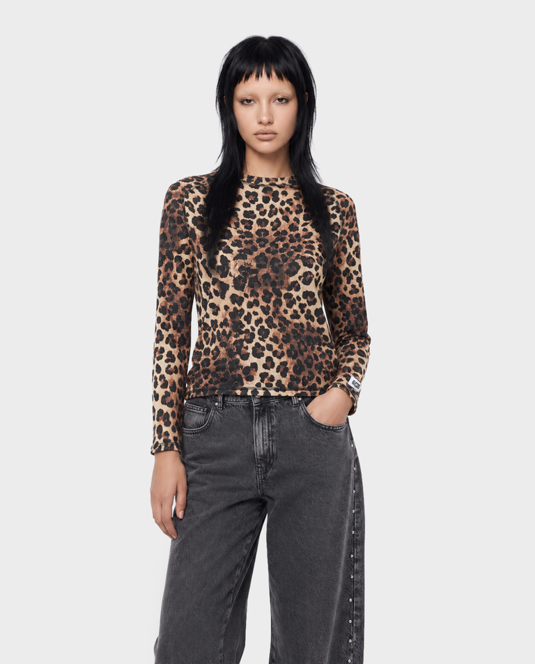 Bluza z wzorem w panterkę