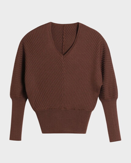 Brązowy sweter Moralita - Image #0