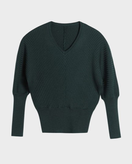 Ciemnozielony sweter Moralita - Image #0
