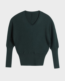 Ciemnozielony sweter Moralita - Image #0