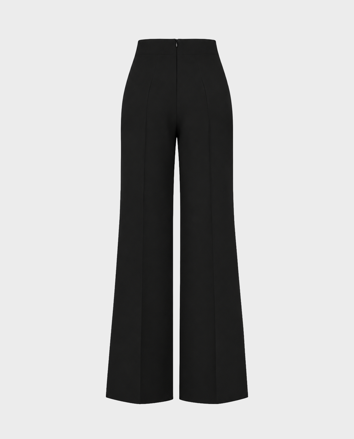 Czarne spodnie z wysokim stanem Lison - Image #1