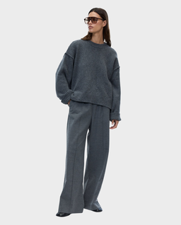 Szary wełniany sweter oversize Emma - Image #3