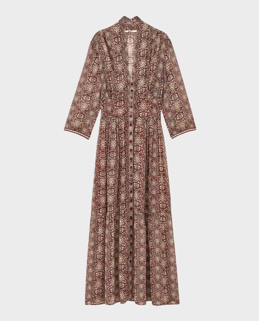 Bordowa sukienka Robe Dazzle - Image #0
