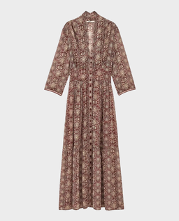 Bordowa sukienka Robe Dazzle - Image #0