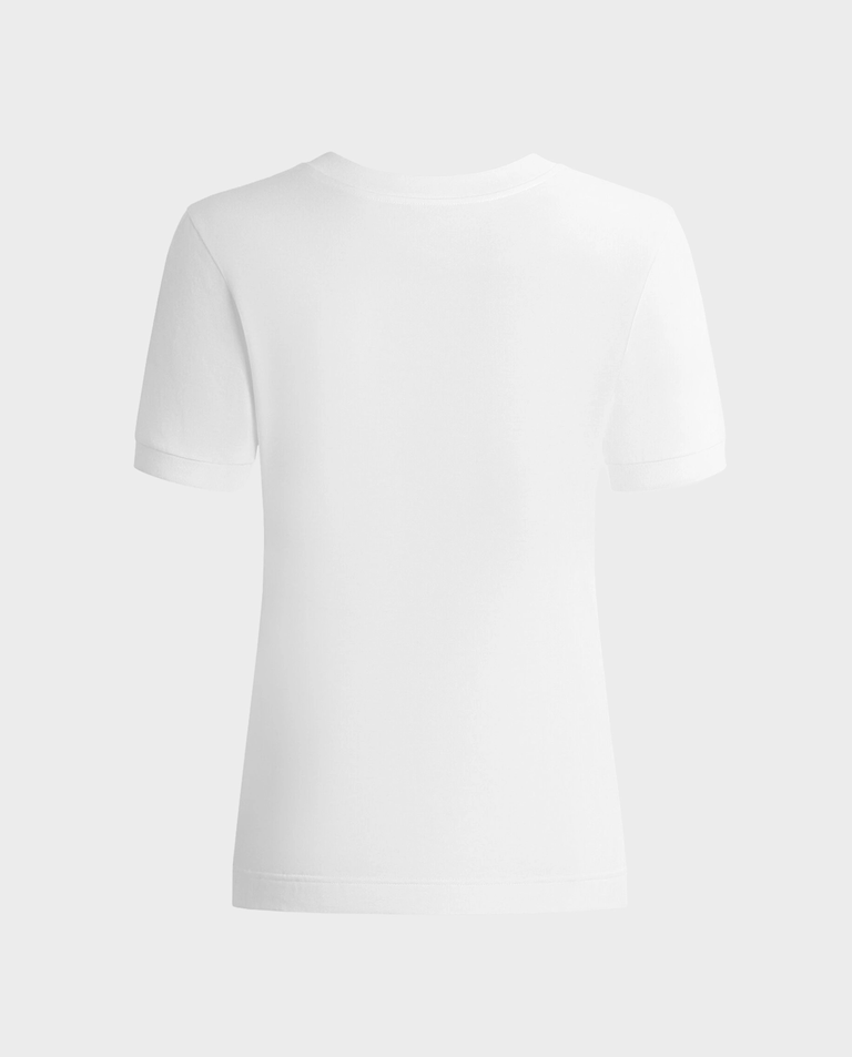 Biały t-shirt z logo