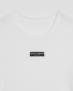 Biały t-shirt z logo - Image #2