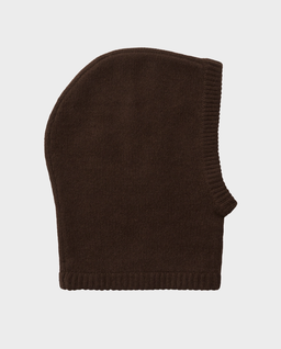 Ciemnobrązowa balaclava z kaszmiru - Image #0
