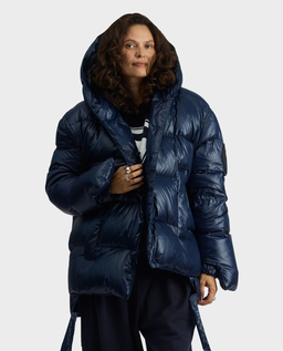 Granatowa kurtka puchowa Jesso - Image #0