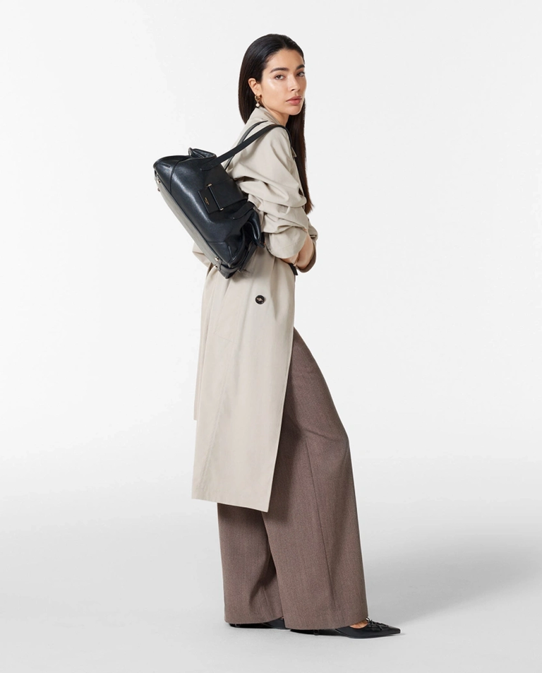 Czarna skórzana torba Bar Holdall Medium