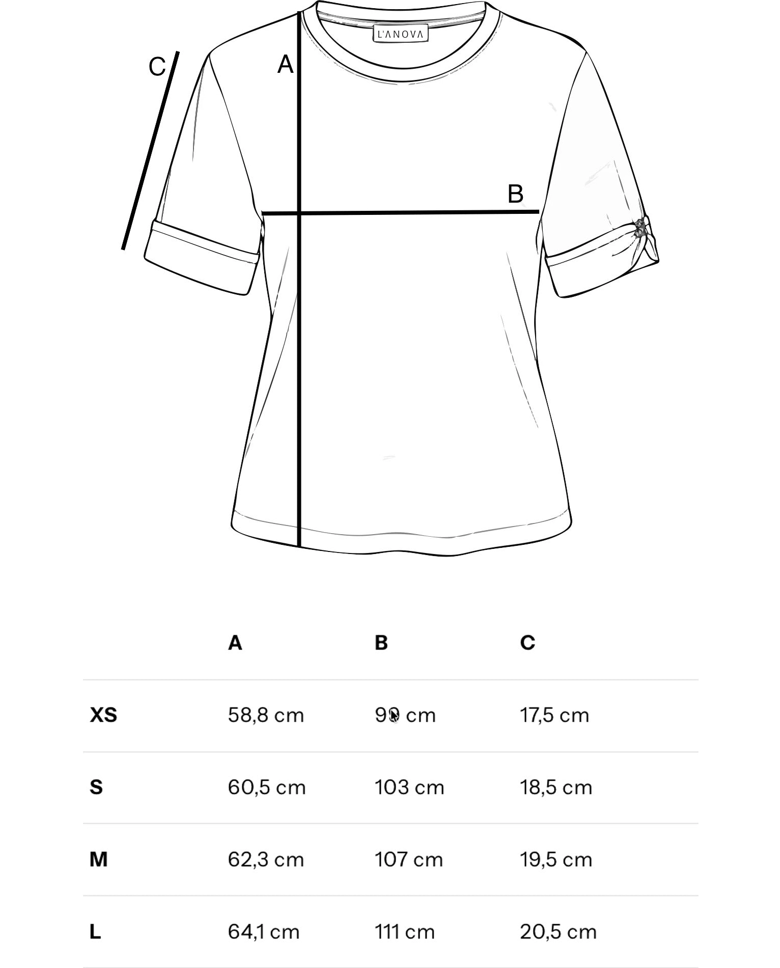 Czarny minimalistyczny t-shirt Lock - Image #4