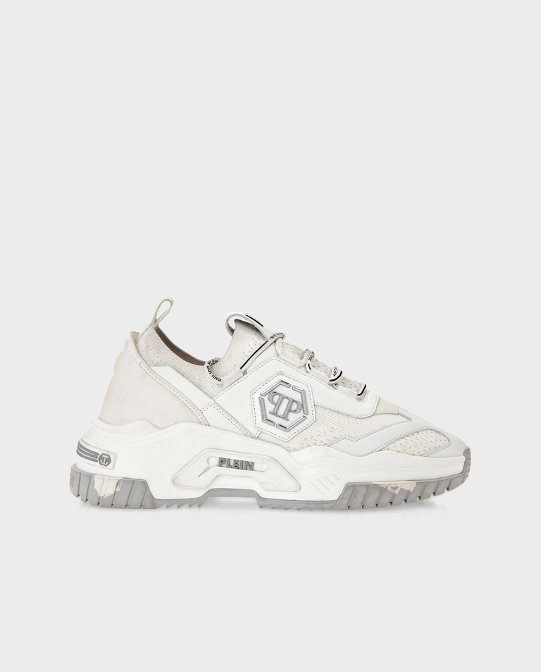 Białe sneakersy Runner Hexagon