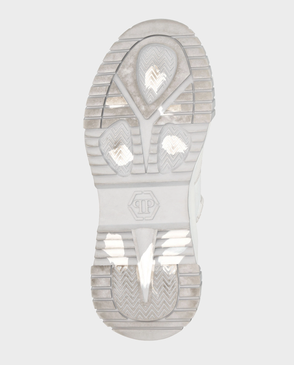 Białe sneakersy Runner Hexagon - Image #3