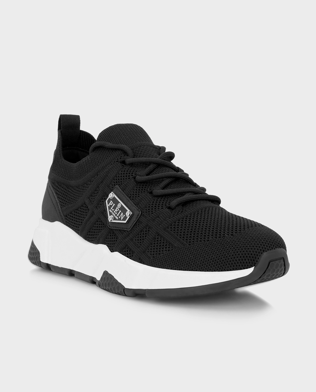 Czarne sneakersy Runner Sock Triangle - Image #1