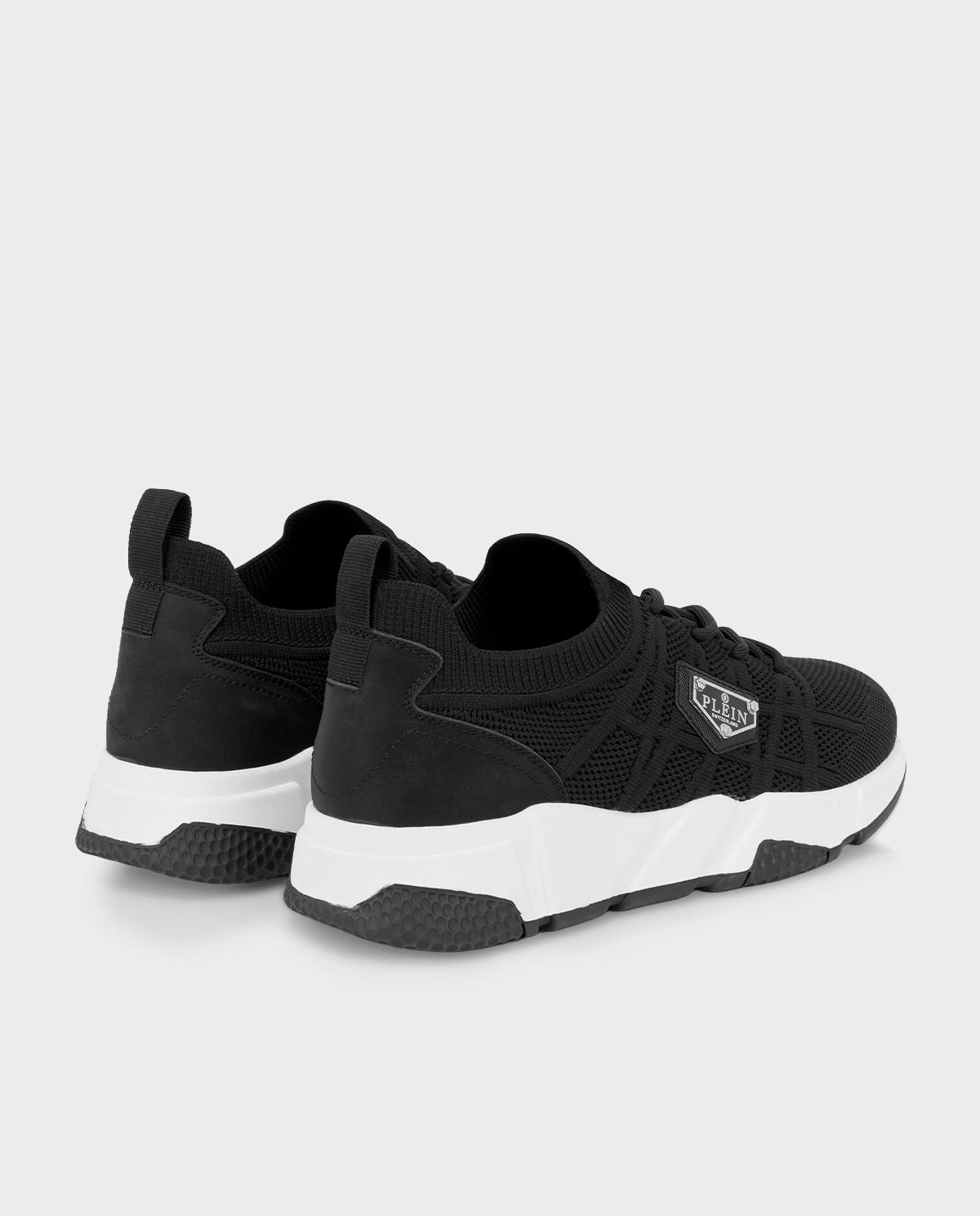 Czarne sneakersy Runner Sock Triangle - Image #3