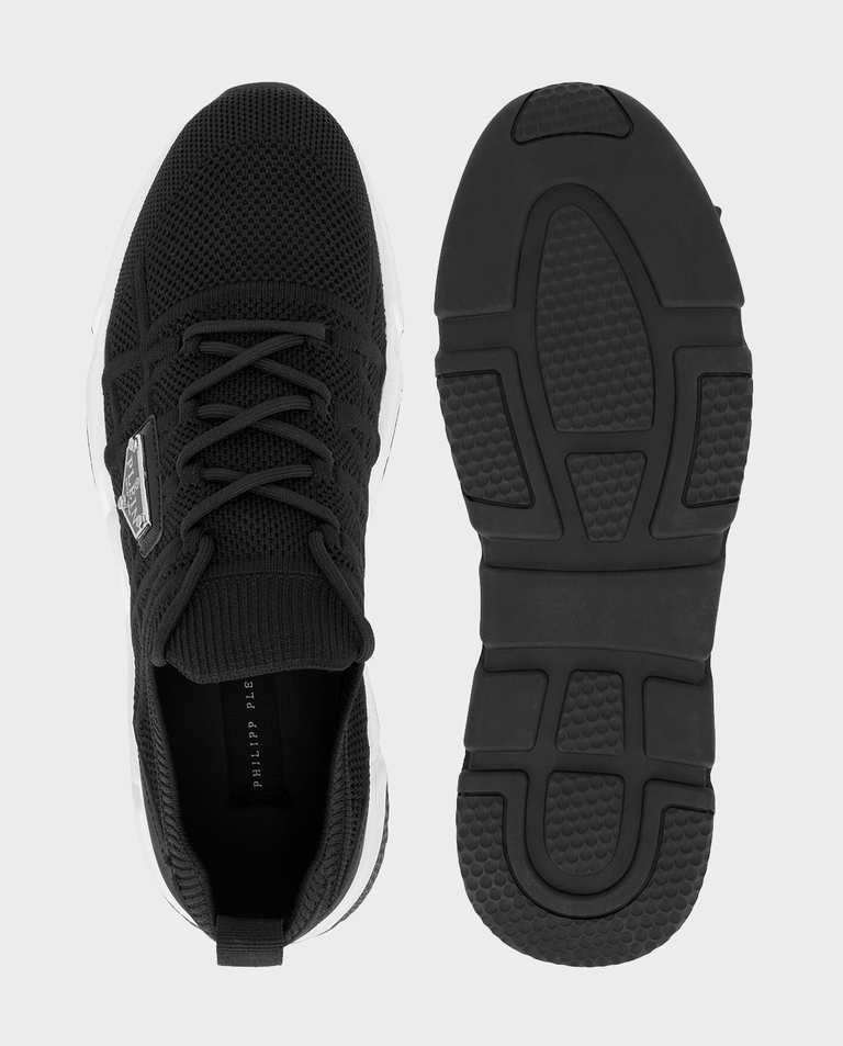 Czarne sneakersy Runner Sock Triangle - Image #4