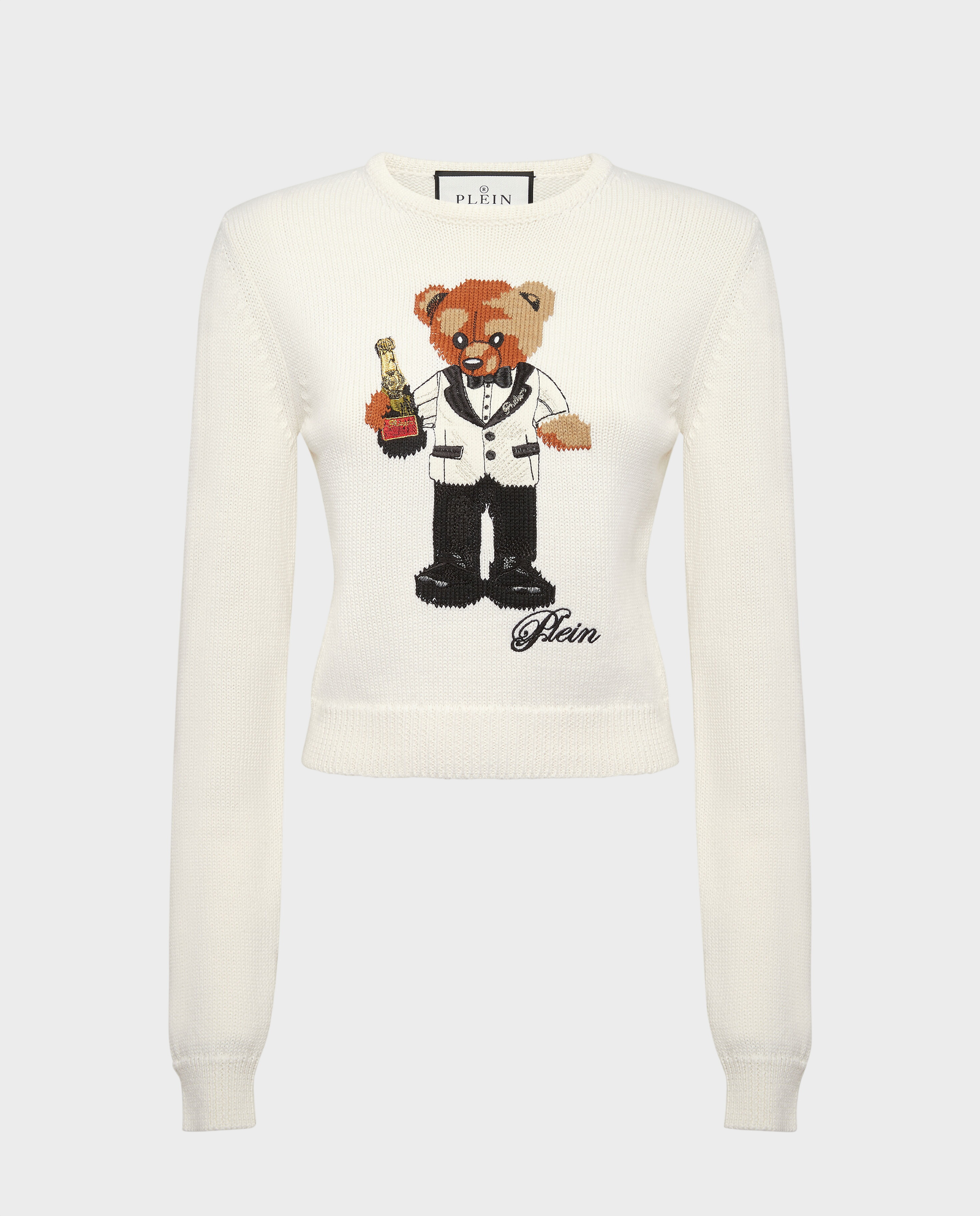 Sweter z haftem Teddy Waiter - Image #0