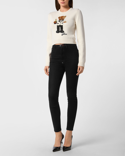 Sweter z haftem Teddy Waiter - Image #1