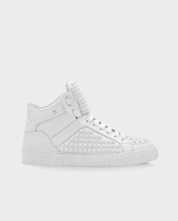 Białe sneakersy Mid-Top Studs - Image #0