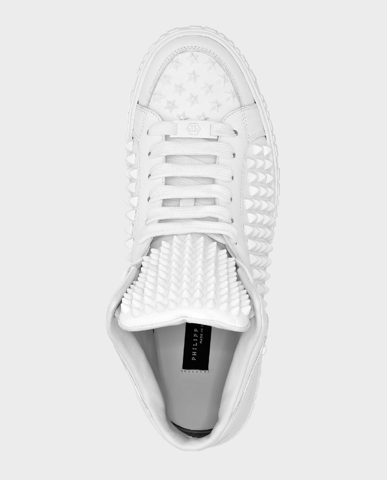 Białe sneakersy Mid-Top Studs - Image #2