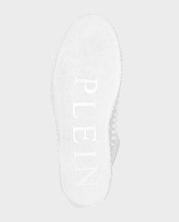 Białe sneakersy Mid-Top Studs - Image #3
