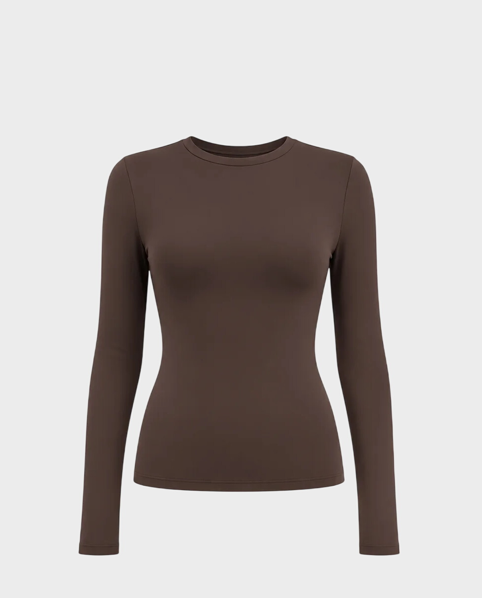 Brązowy longsleeve Softskin No. 4 - Image #0