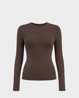 Brązowy longsleeve Softskin No. 4 - Image #0