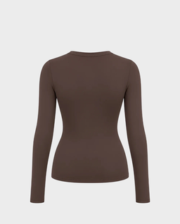 Brązowy longsleeve Softskin No. 4 - Image #1