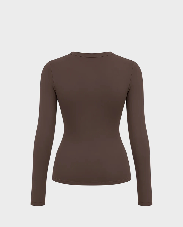 Brązowy longsleeve Softskin No. 4