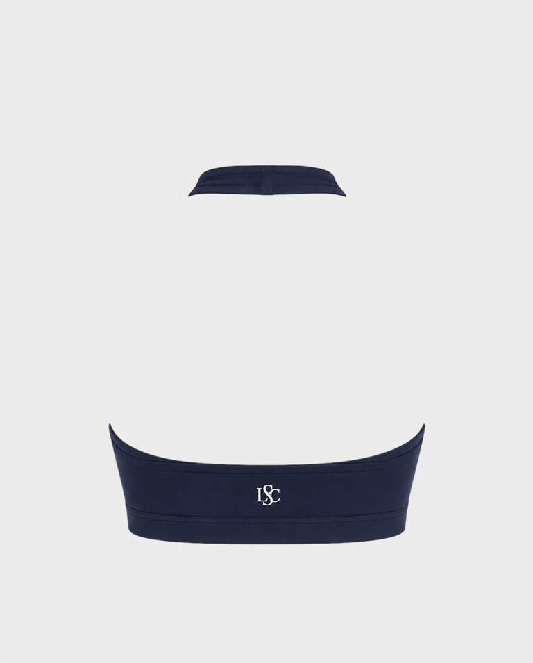 Granatowy biustonosz sportowy Halter Bra No. 3