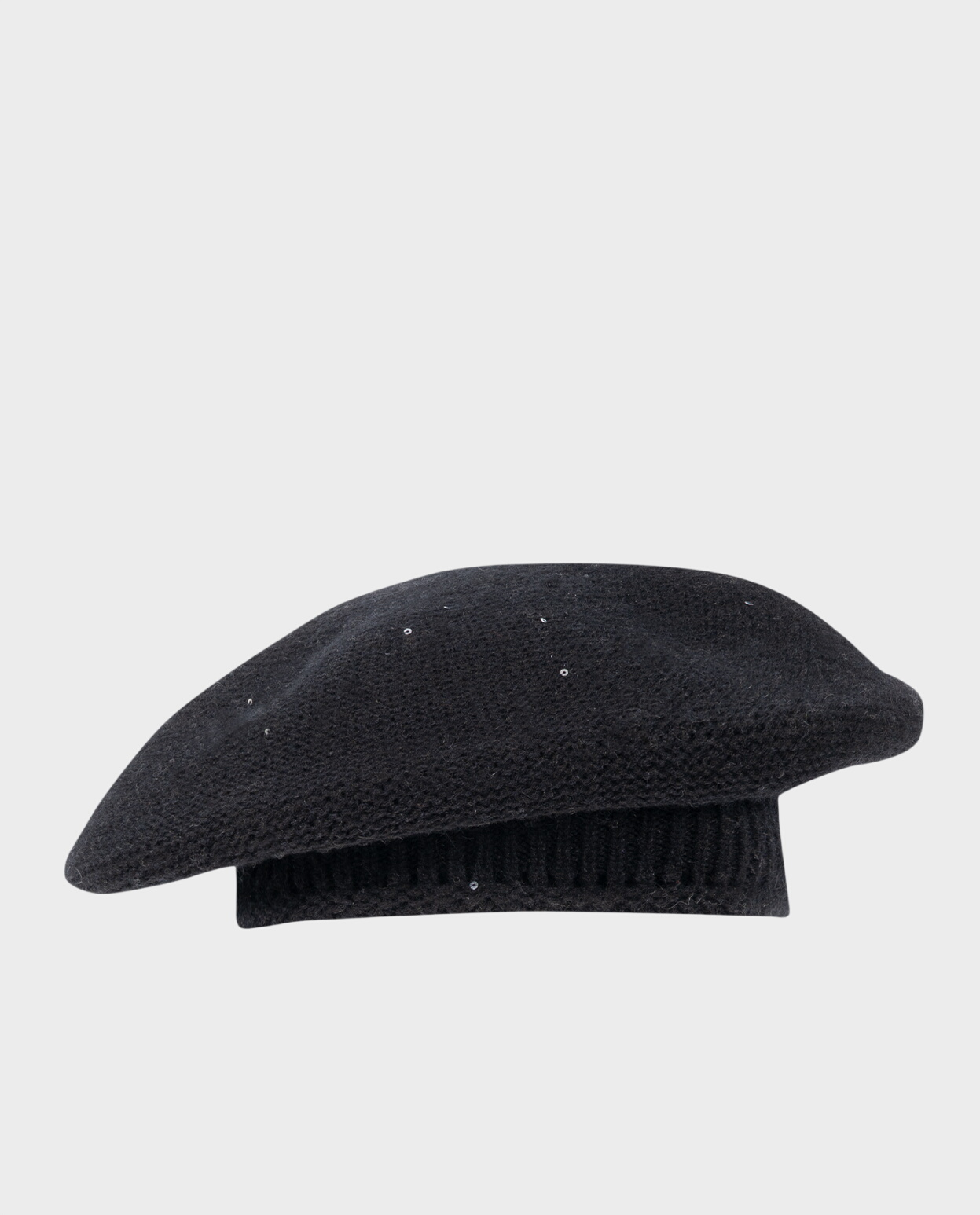 Czarny beret z kaszmiru - Image #0